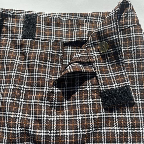 Kookai Plaid Mini Skirt Dark Academia Fall Size 36 - Picture 4 of 9